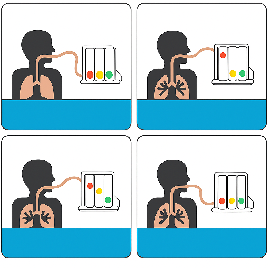 PROFESJONALNY SPIROMETR TRENINGOWY DO ĆWICZEŃ PŁUC I POPRAWY WYDOLNOŚCI