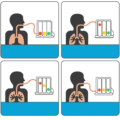 PROFESJONALNY SPIROMETR TRENINGOWY DO ĆWICZEŃ PŁUC I POPRAWY WYDOLNOŚCI