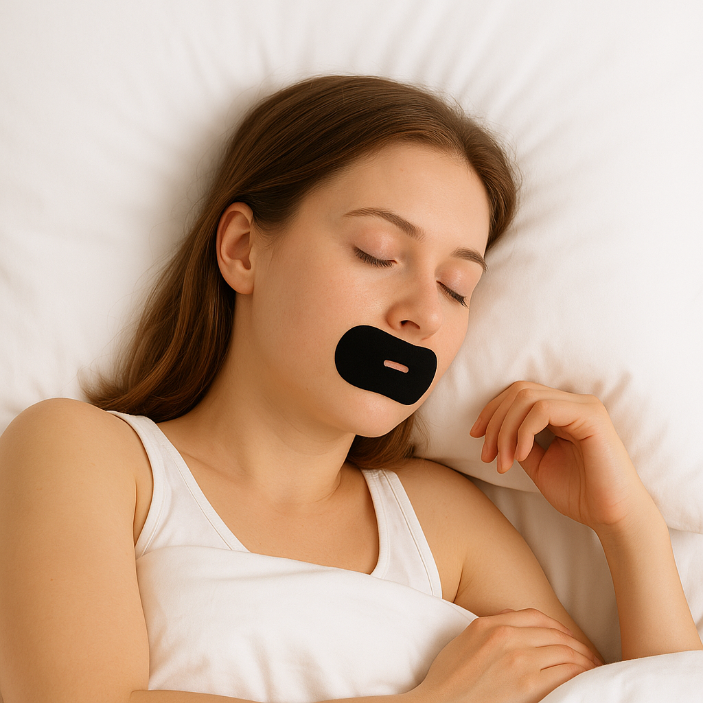 TAŚMY DO UST CHRAPANIE | BEZPIECZNE I KOMFORTOWE ODDYCHANIE PODCZAS SNU