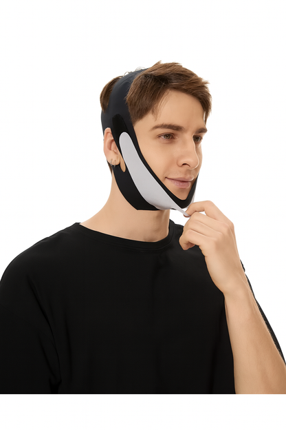 MASKA LIFTINGUJĄCA DLA MĘŻCZYZN REDUKCJA PODBRÓDKA PRZECIW CHRAPANIU