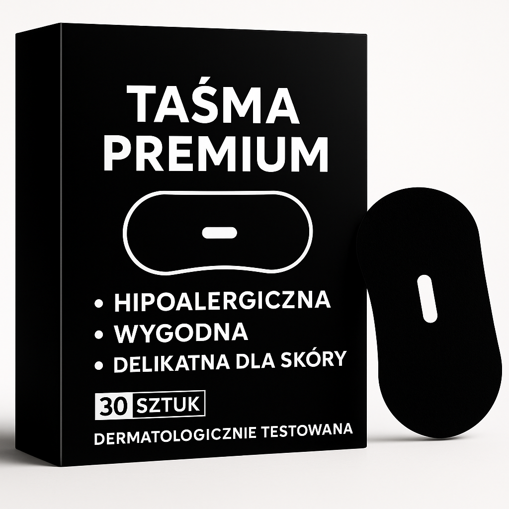 TAŚMY DO UST CHRAPANIE | BEZPIECZNE I KOMFORTOWE ODDYCHANIE PODCZAS SNU