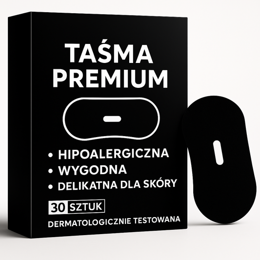 TAŚMY DO UST CHRAPANIE | BEZPIECZNE I KOMFORTOWE ODDYCHANIE PODCZAS SNU